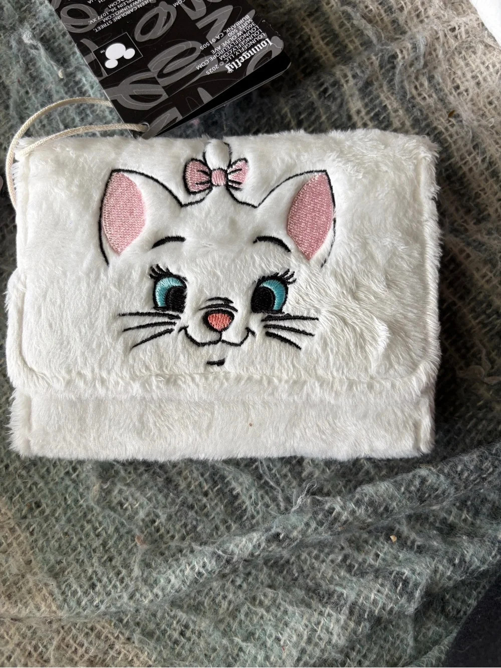 Loungefly Disney The Aristocats Marie Fuzzy Mini Flap Wallet